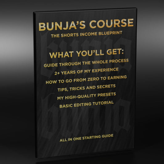 BUNJA COURSE + CC PRESET